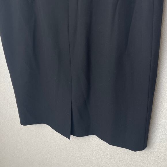 NWT Escada Black Wool Rock Skirt A-Line | DE 38 or US 8 - Picture 3 of 8